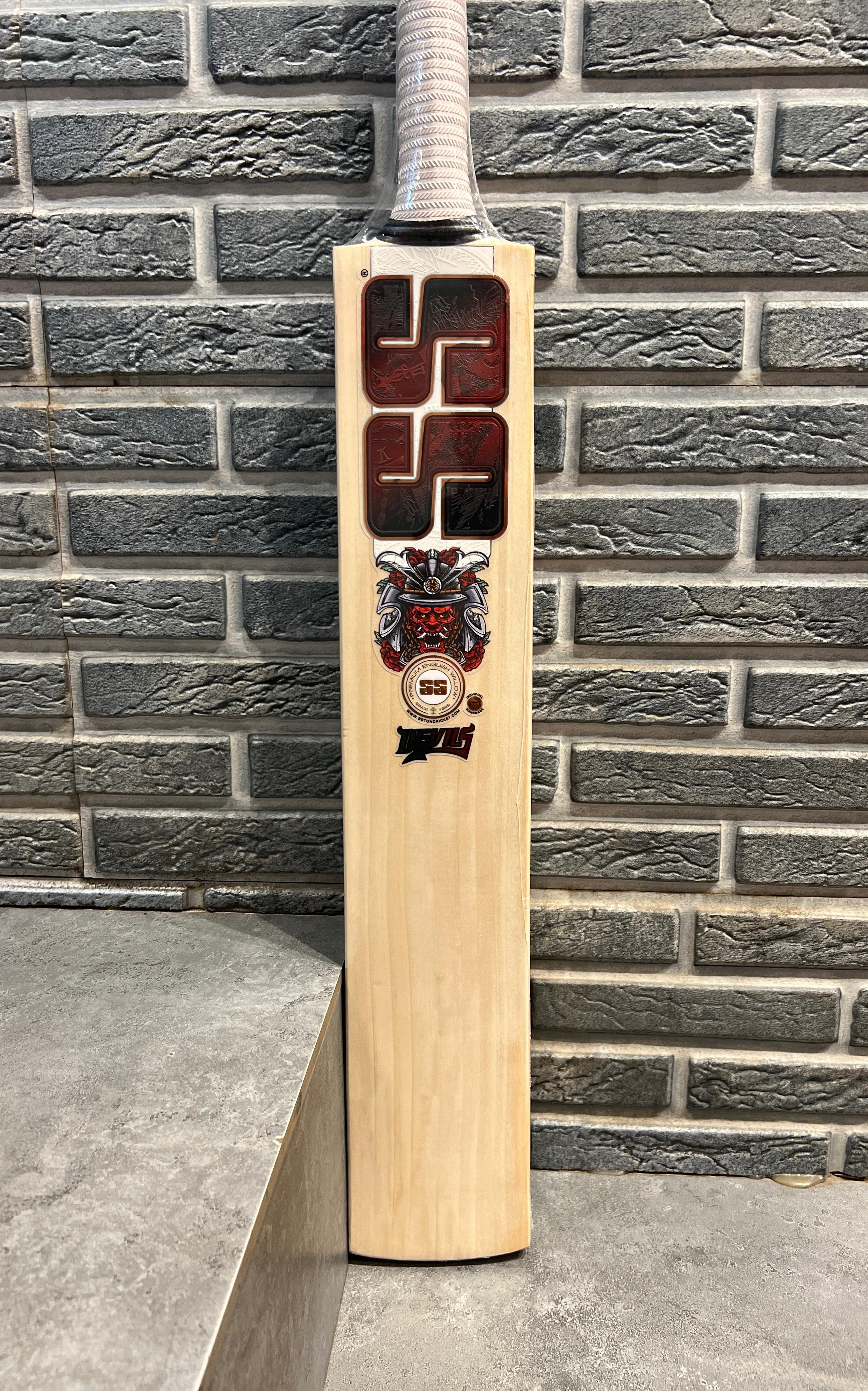 SS Devils red Cricket Bat